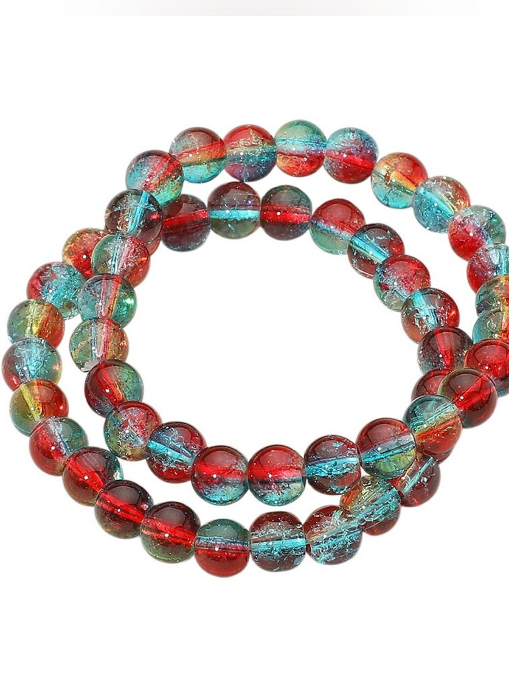 Ball Beaded Layered Bracelets